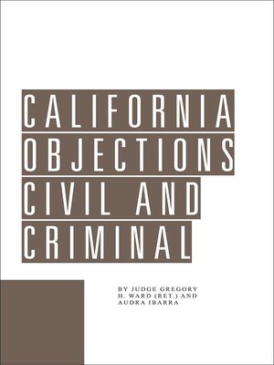 cover image of California Objections